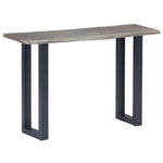 Konsollbord Grå 115X35X76 Cm Heltre Akasie Og Jern