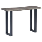 Konsollbord Grå 115X35X76 Cm Heltre Akasie Og Jern