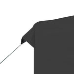 Foldbart Festtelt Med Vegger Aluminium 3X3 M Antrasitt