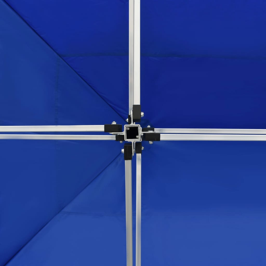 Profesjonelt Foldbart Festtelt Aluminium 4,5X3 M Blå