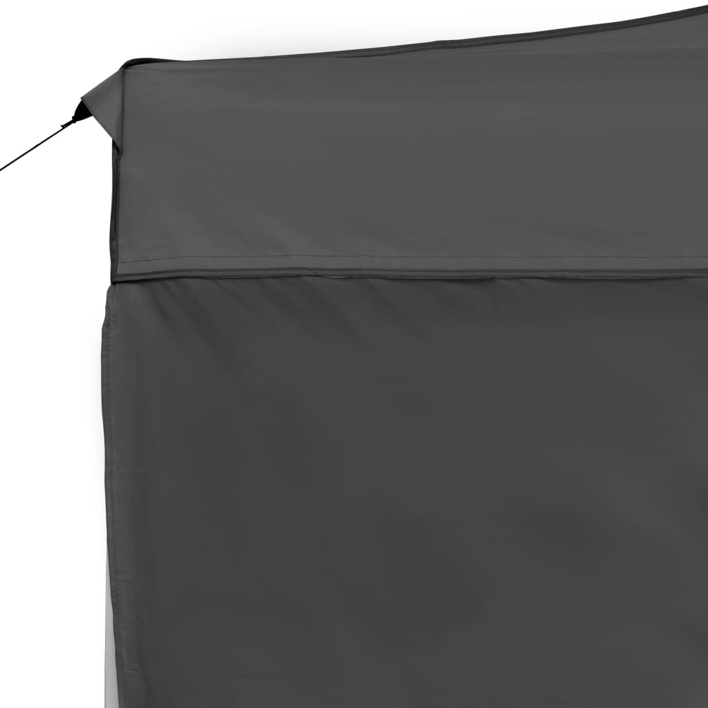 Foldbart Festtelt Med Vegger Aluminium 4,5X3 M Antrasitt