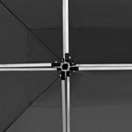 Foldbart Festtelt Med Vegger Aluminium 4,5X3 M Antrasitt