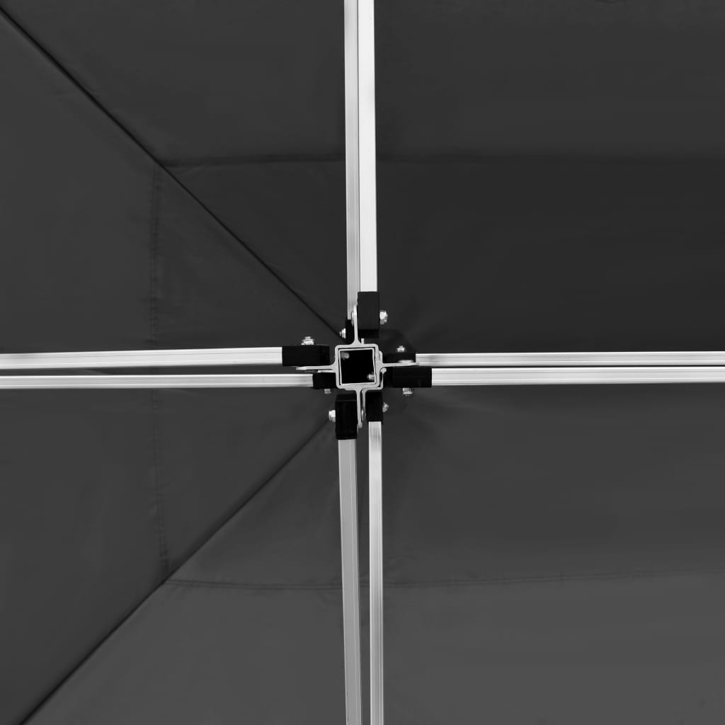 Foldbart Festtelt Med Vegger Aluminium 4,5X3 M Antrasitt