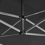 Foldbart Festtelt Med Vegger Aluminium 4,5X3 M Antrasitt