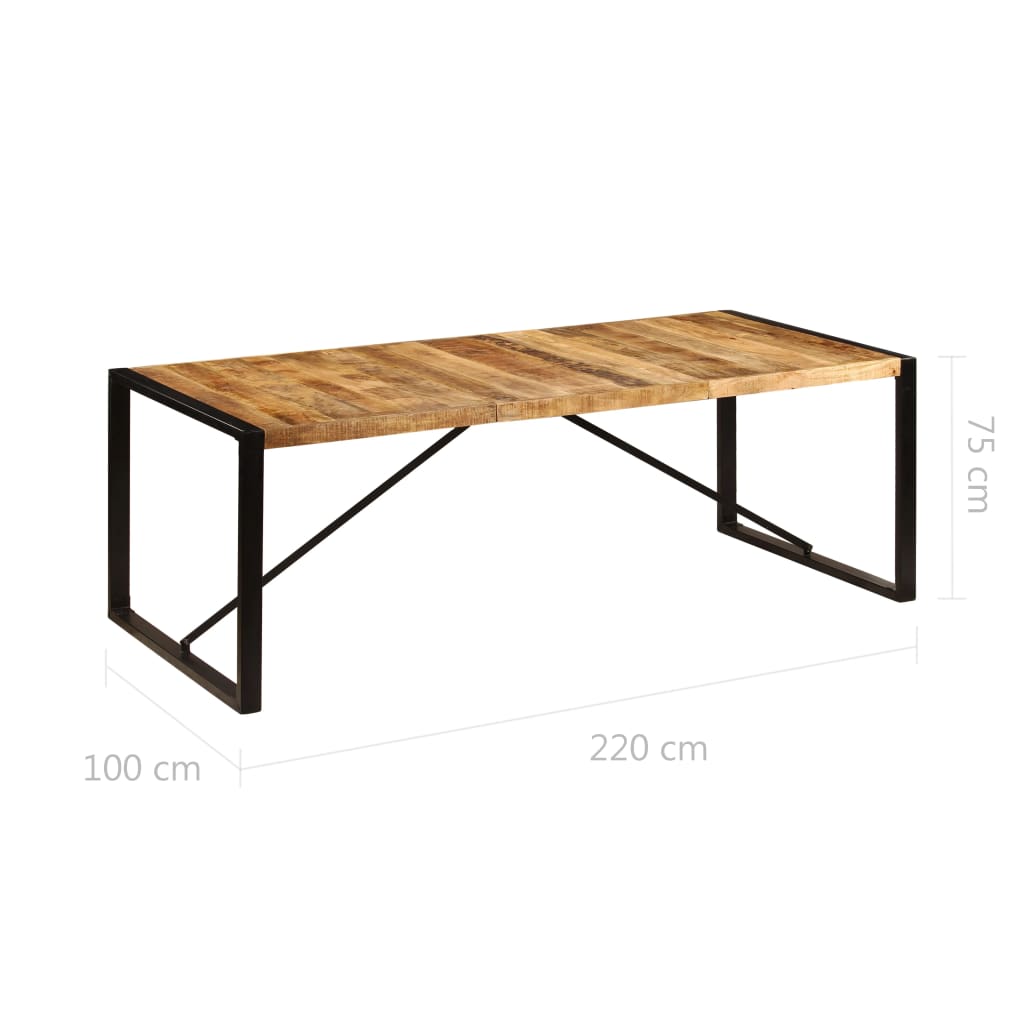 Spisebord 220X100X75 Cm Heltre Mango