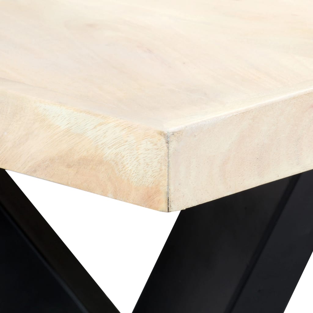 Spisebord Hvit 180X90X75 Cm Heltre Mango