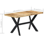 Spisebord 140X70X75 Cm Grov Heltre Mango