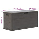 Putekasse 280 L Brun