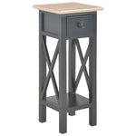 Sidebord Svart 27X27X65,5 Cm Tre