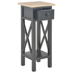 Sidebord Svart 27X27X65,5 Cm Tre