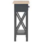 Sidebord Svart 27X27X65,5 Cm Tre