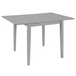 Uttrekkbart Spisebord Grå (80-120)X80X74 Cm Mdf