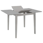 Uttrekkbart Spisebord Grå (80-120)X80X74 Cm Mdf