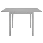 Uttrekkbart Spisebord Grå (80-120)X80X74 Cm Mdf
