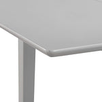 Uttrekkbart Spisebord Grå (80-120)X80X74 Cm Mdf