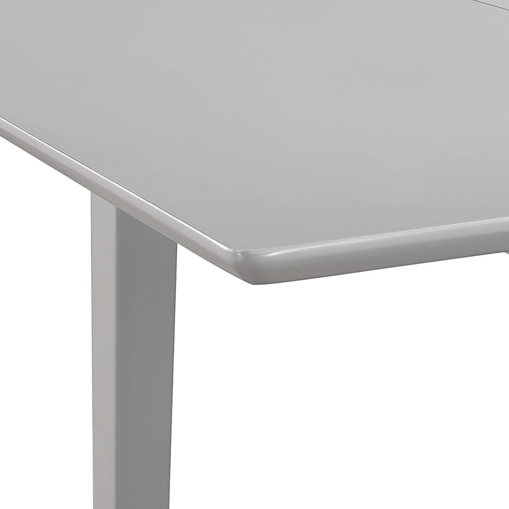 Uttrekkbart Spisebord Grå (80-120)X80X74 Cm Mdf