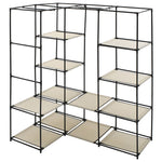 Hjørnegarderobe Kremhvit 130X87X169 Cm