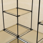 Hjørnegarderobe Kremhvit 130X87X169 Cm