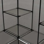 Hjørnegarderobe Grå 130X87X169 Cm