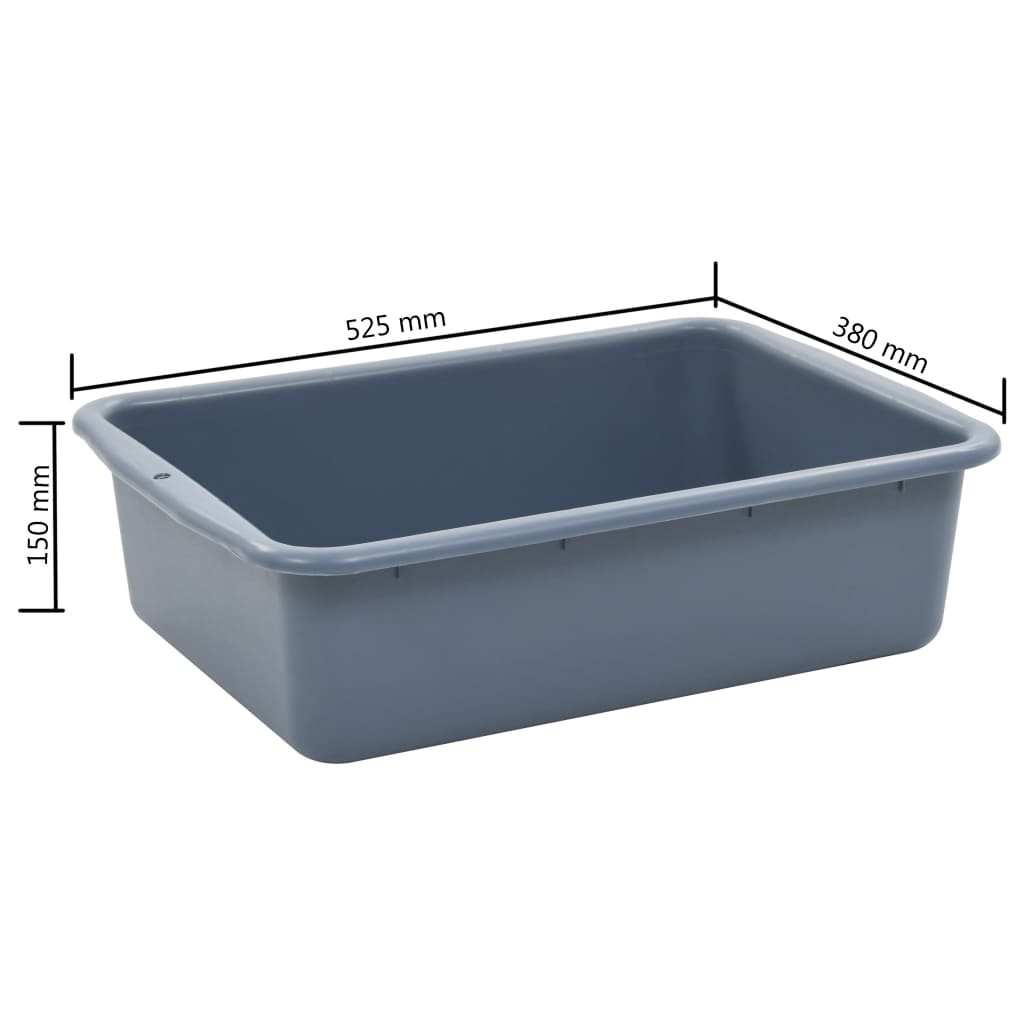 Kjøkkenvogn Med Plastbeholdere 82X43,5X93 Cm