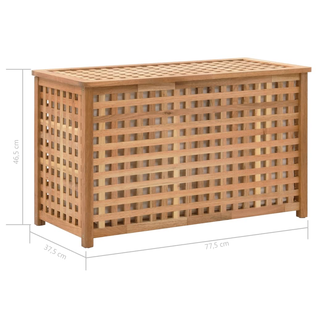 Skittentøyskiste 77,5X37,5X46,5 Cm Heltre Valnøtt