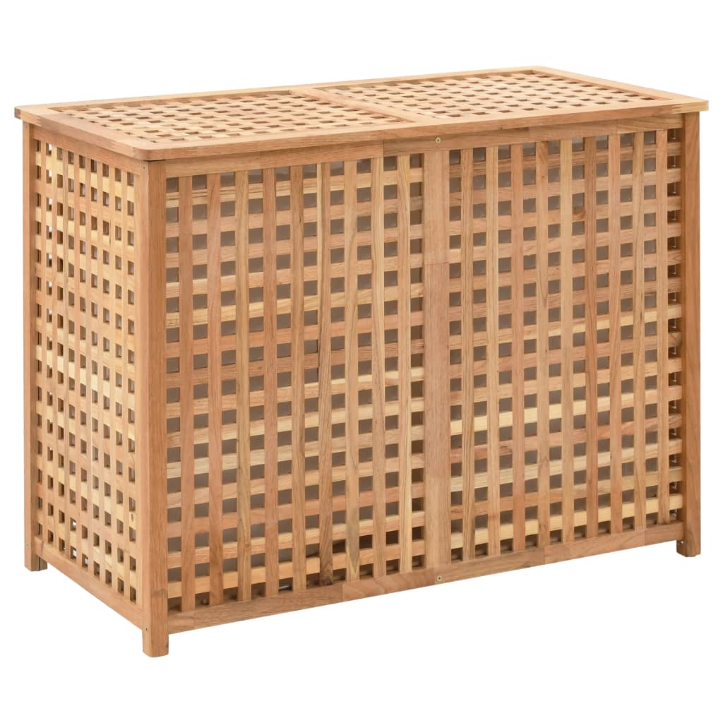 Skittentøyskurv 87,5X46X67 Cm Heltre Valnøtt