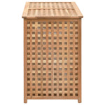Skittentøyskurv 87,5X46X67 Cm Heltre Valnøtt