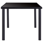 Spisebord Svart 180X90X75 Cm Herdet Glass