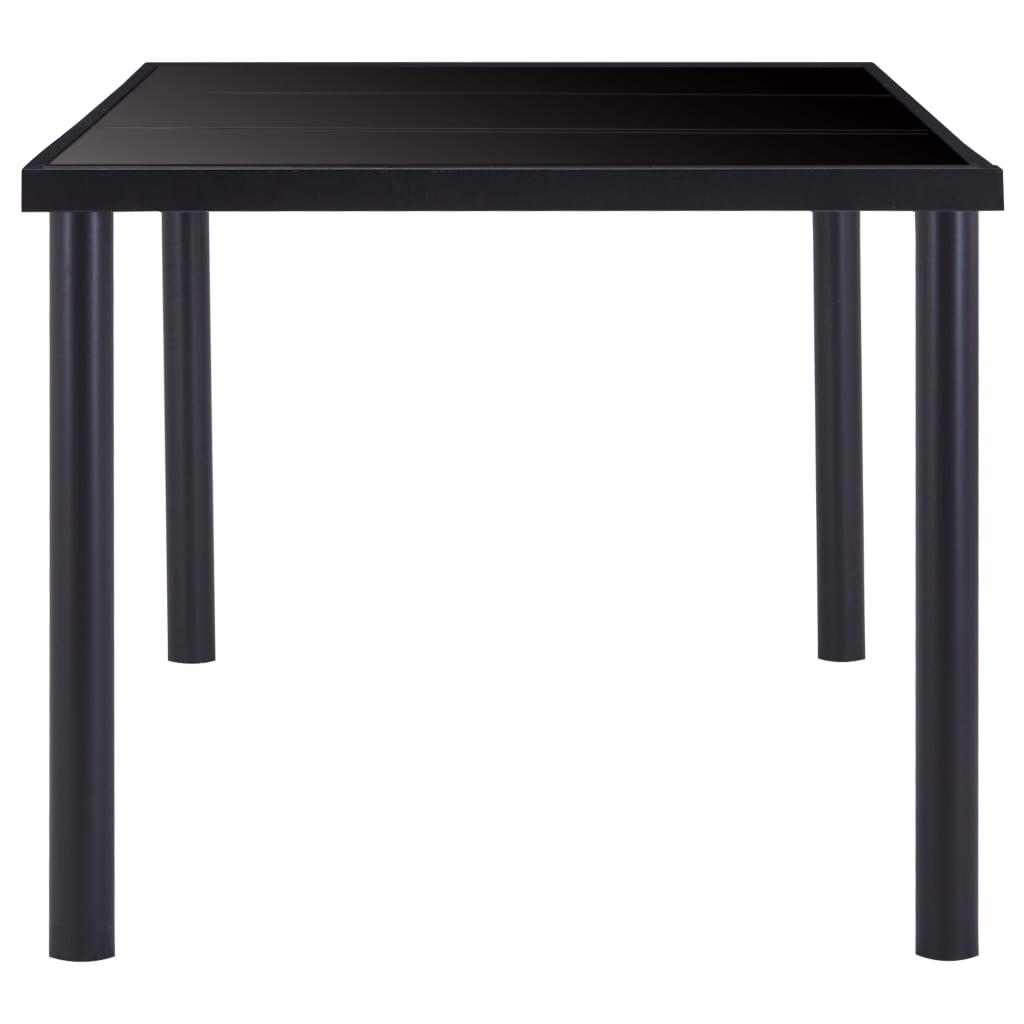 Spisebord Svart 180X90X75 Cm Herdet Glass