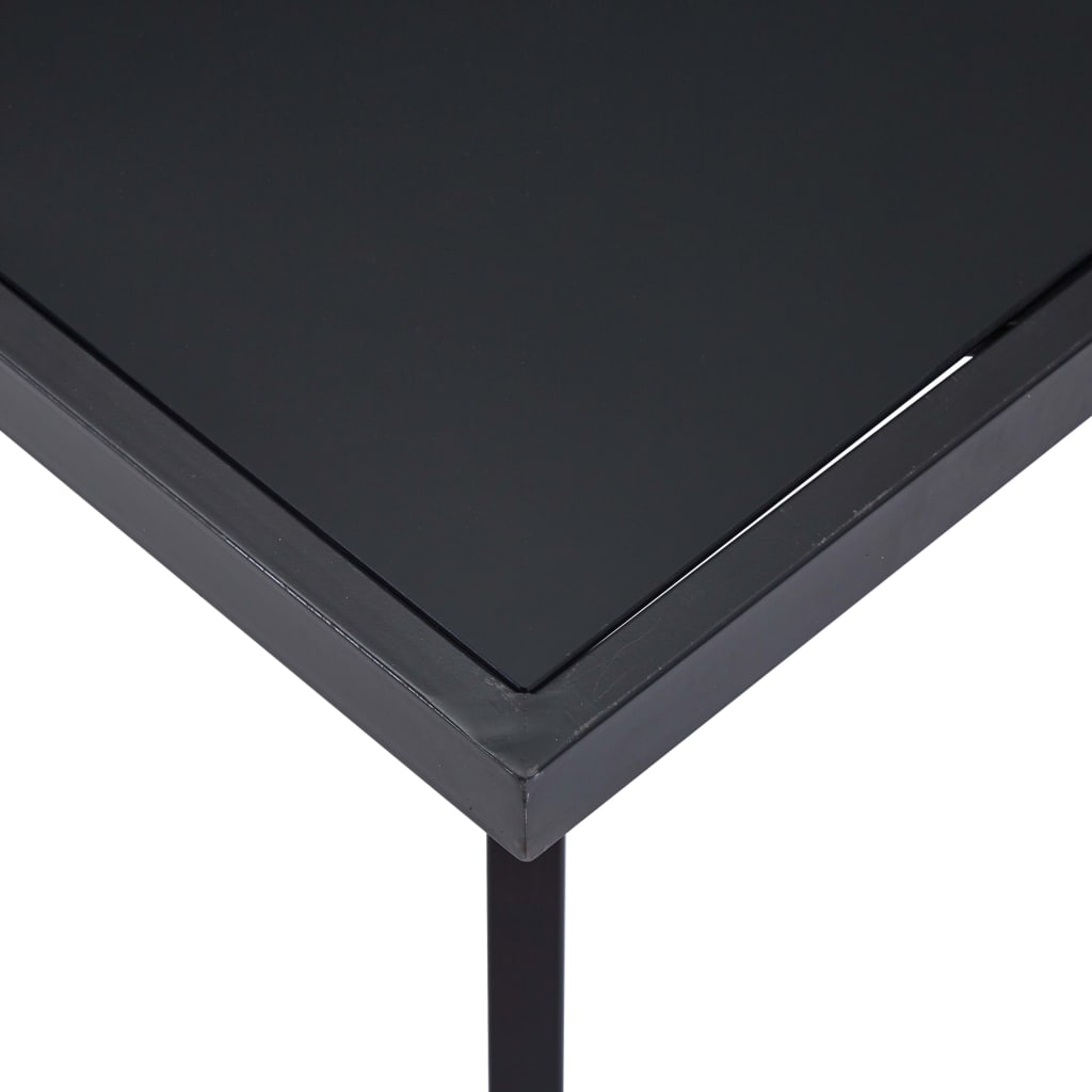Spisebord Svart 120X60X75 Cm Herdet Glass
