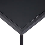 Spisebord Svart 120X60X75 Cm Herdet Glass