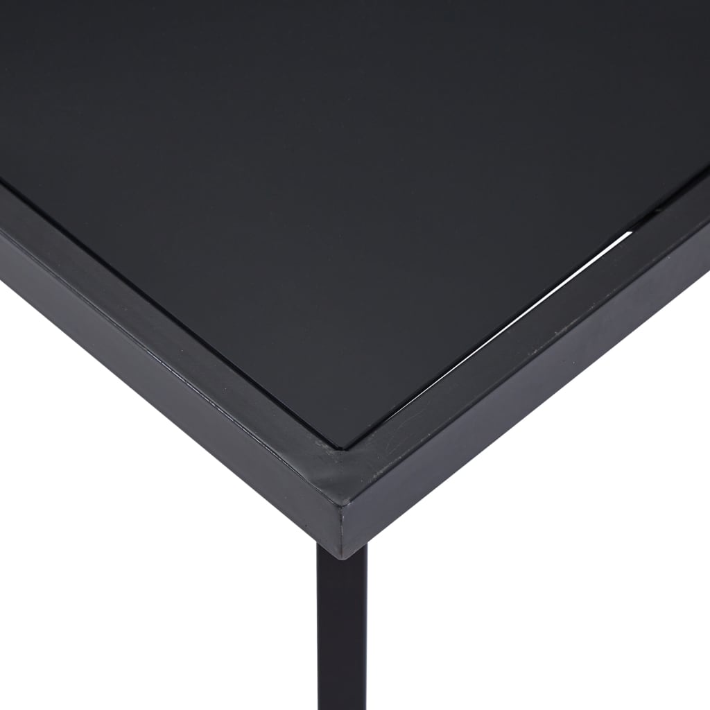 Spisebord Svart 140X70X75 Cm Herdet Glass