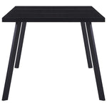 Spisebord Svart 160X80X75 Cm Herdet Glass
