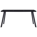 Spisebord Svart 180X90X75 Cm Herdet Glass