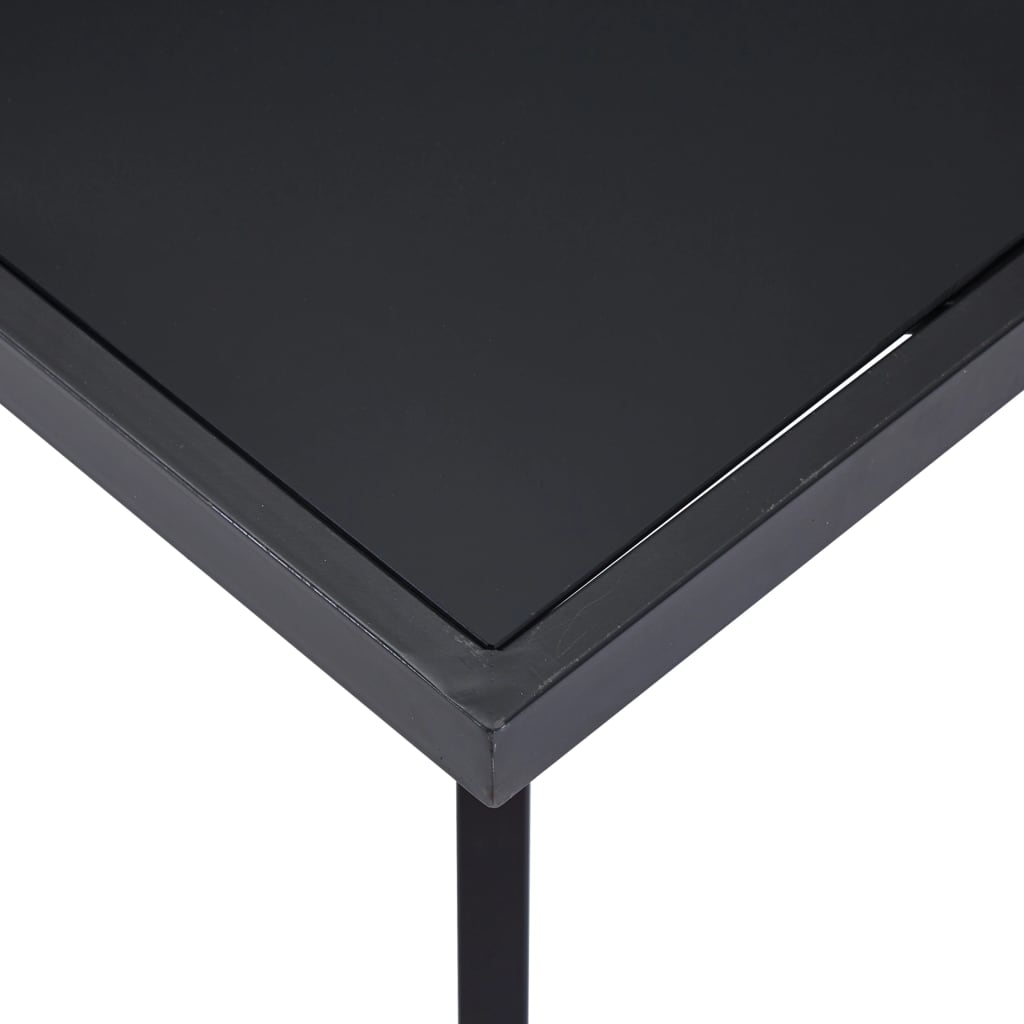 Spisebord Svart 180X90X75 Cm Herdet Glass