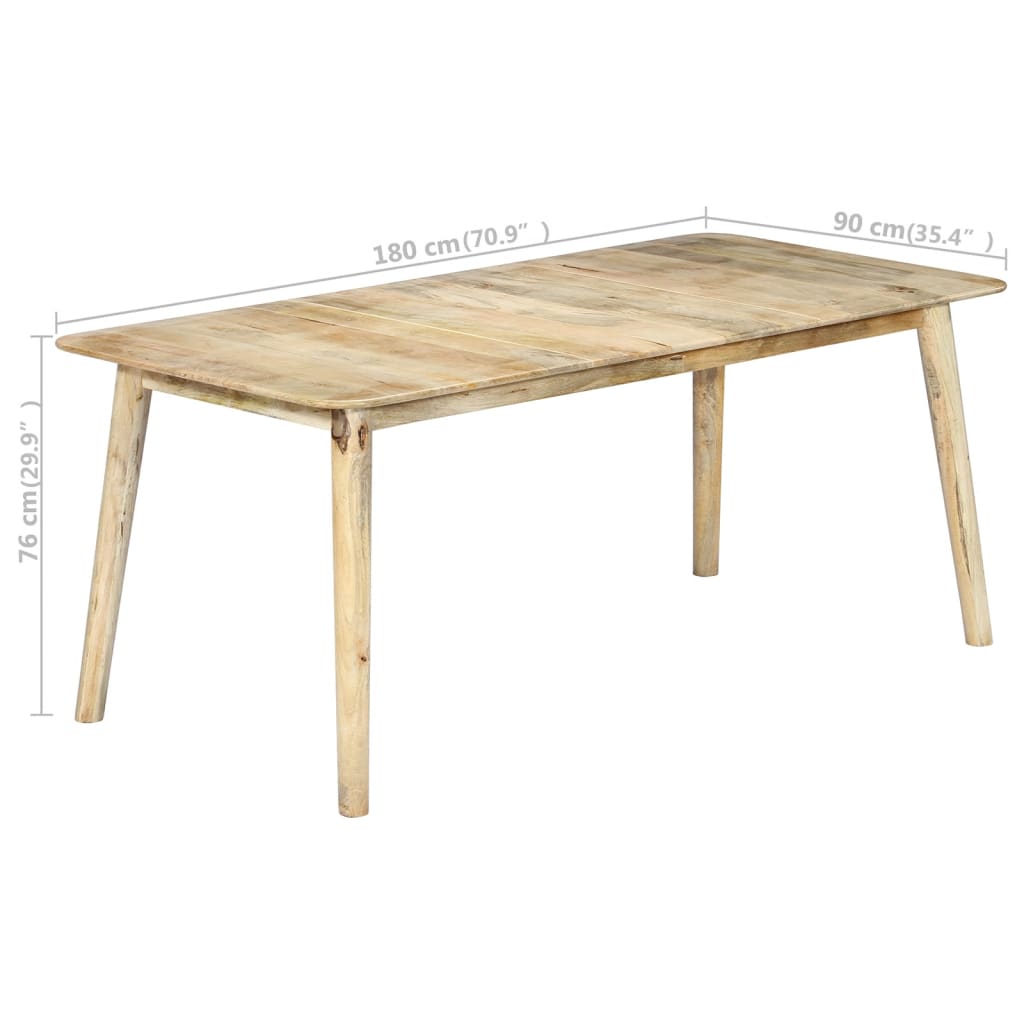 Spisebord 180X90X76 Cm Heltre Mango