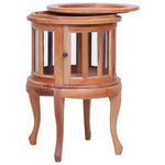 Vitrineskap Naturell 50X50X76 Cm Heltre Mahogni