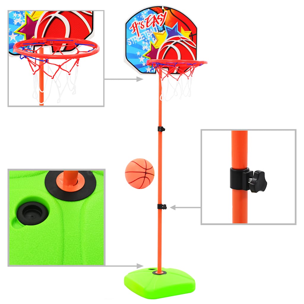 Basketkurvsett Med Ball For Barn