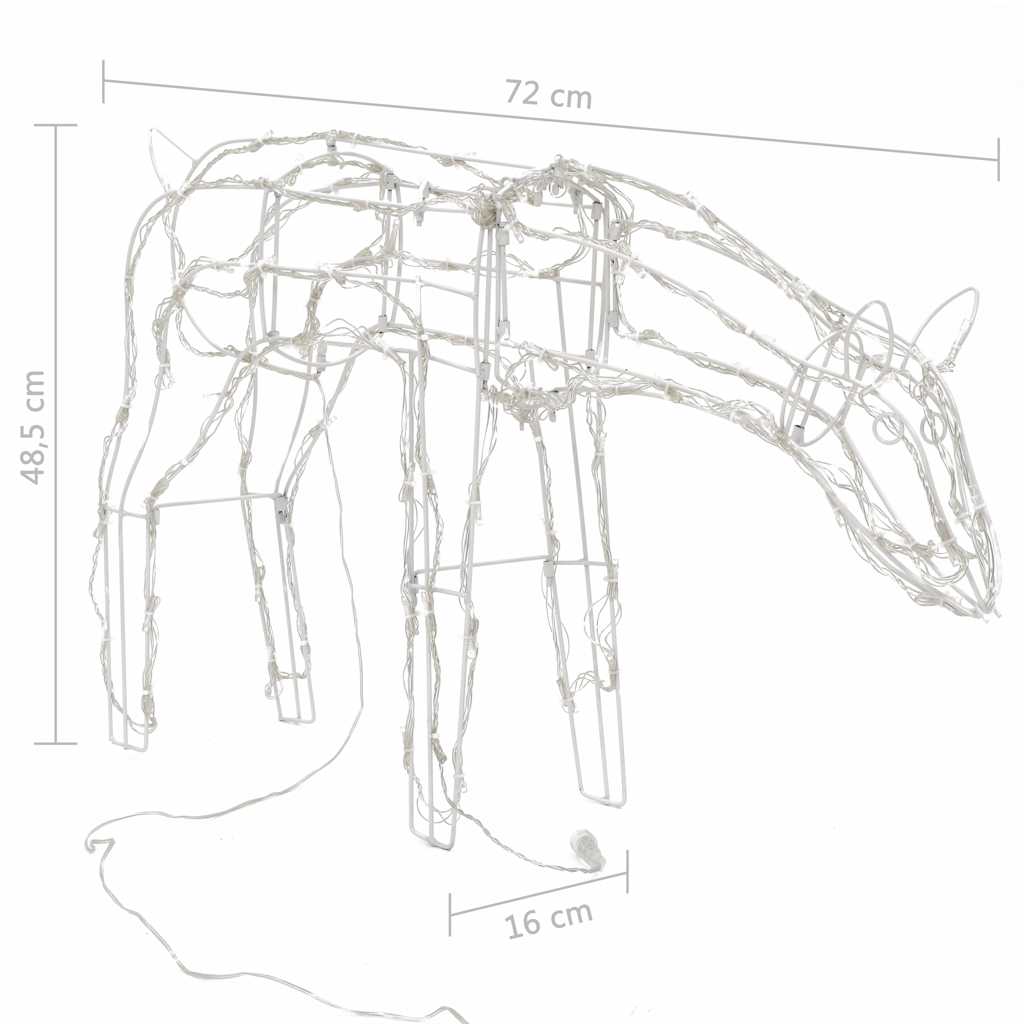 Julelys Dekorasjon Reinsdyr 3 Deler 229 Leds
