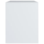 Nattbord 2 Stk Hvit 40X30X40 Cm Konstruert Tre