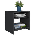 Nattbord 2 Stk Svart 40X30X40 Cm Konstruert Tre