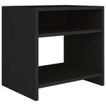 Nattbord 2 Stk Svart 40X30X40 Cm Konstruert Tre