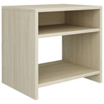 Nattbord Sonoma Eik 40X30X40 Cm Konstruert Tre