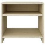 Nattbord 2 Stk Sonoma Eik 40X30X40 Cm Konstruert Tre