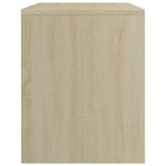 Nattbord 2 Stk Sonoma Eik 40X30X40 Cm Konstruert Tre