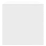 Tv-Benk Hvit 120X40X40 Cm Konstruert Tre