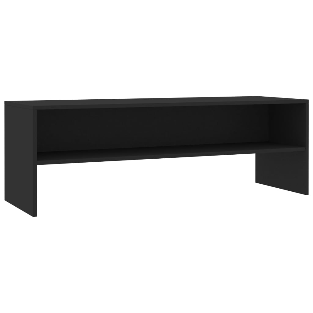 Tv-Benk Svart 120X40X40 Cm Konstruert Tre