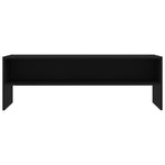 Tv-Benk Svart 120X40X40 Cm Konstruert Tre