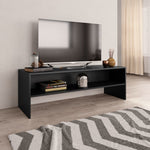 Tv-Benk Svart 120X40X40 Cm Konstruert Tre