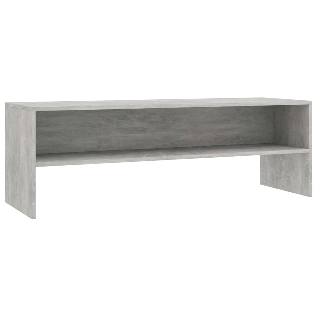 Tv-Benk Betonggrå 120X40X40 Cm Konstruert Tre